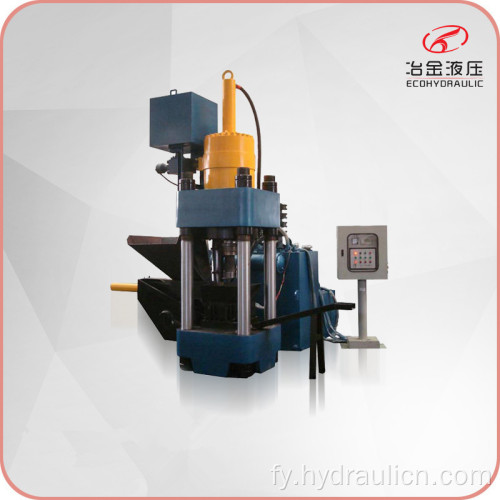 Hydraulyske getten izeren chips Scrap Briquetting Press Machine